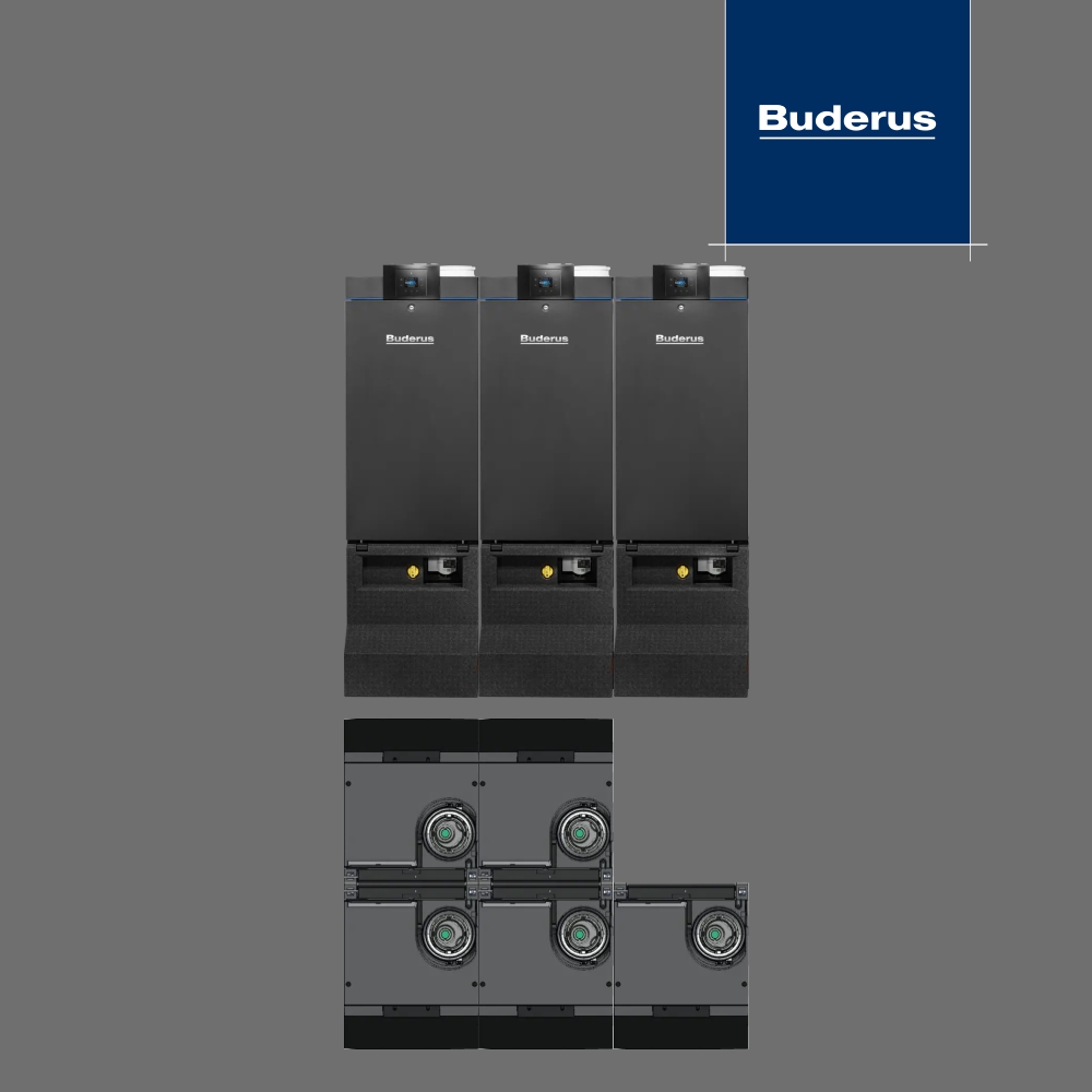 Блок каскадный TR для котлов GB272 Buderus (Германия), установка  «спина-к-спине»