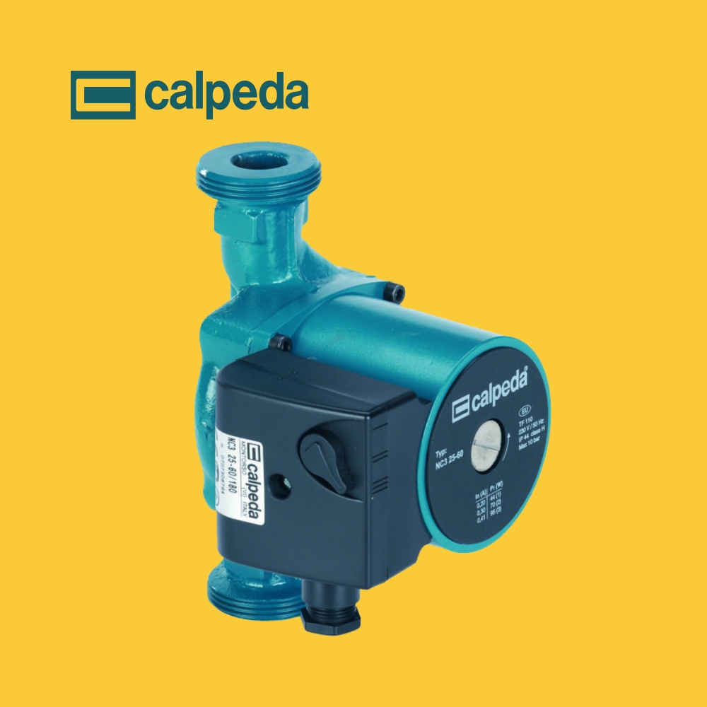 Циркуляционный насос NС3 Calpeda (Италия), 3-скоростной, резьбовой, без гаек