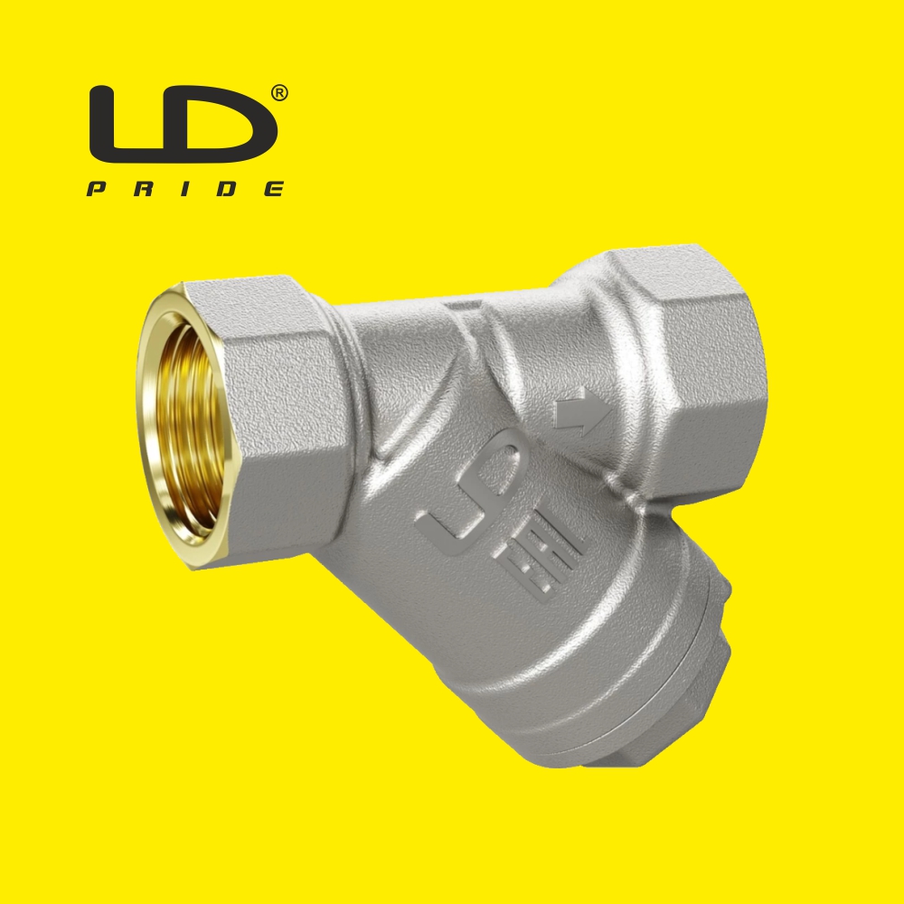 Фильтр сетчатый косой латунный LD Pride (Россия) ВР-ВР