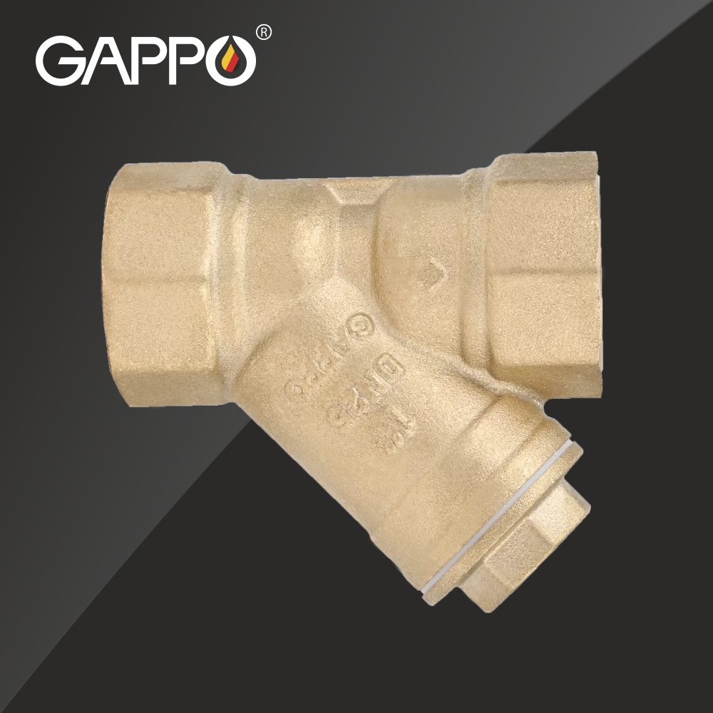 Фильтр сетчатый косой ВР Gappo латунный