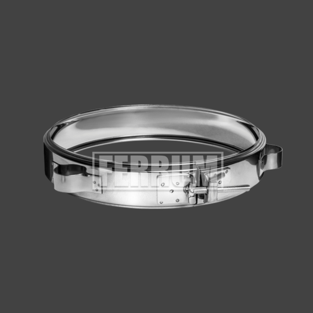 Хомут обжимной под растяжку Ferrum нерж. AISI 430