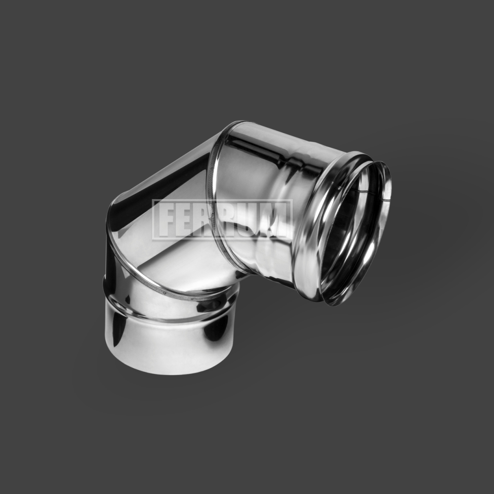 Колено 90° Ferrum нерж. AISI 430