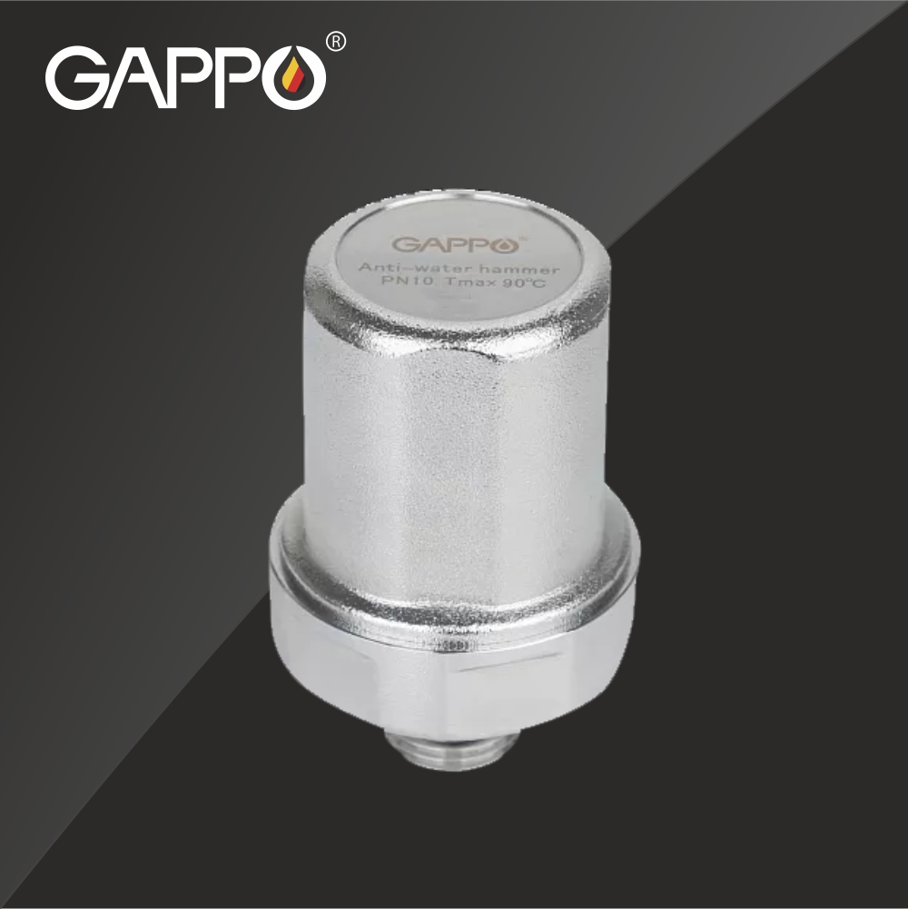 Компенсатор гидроударов Gappo латунный никелированный