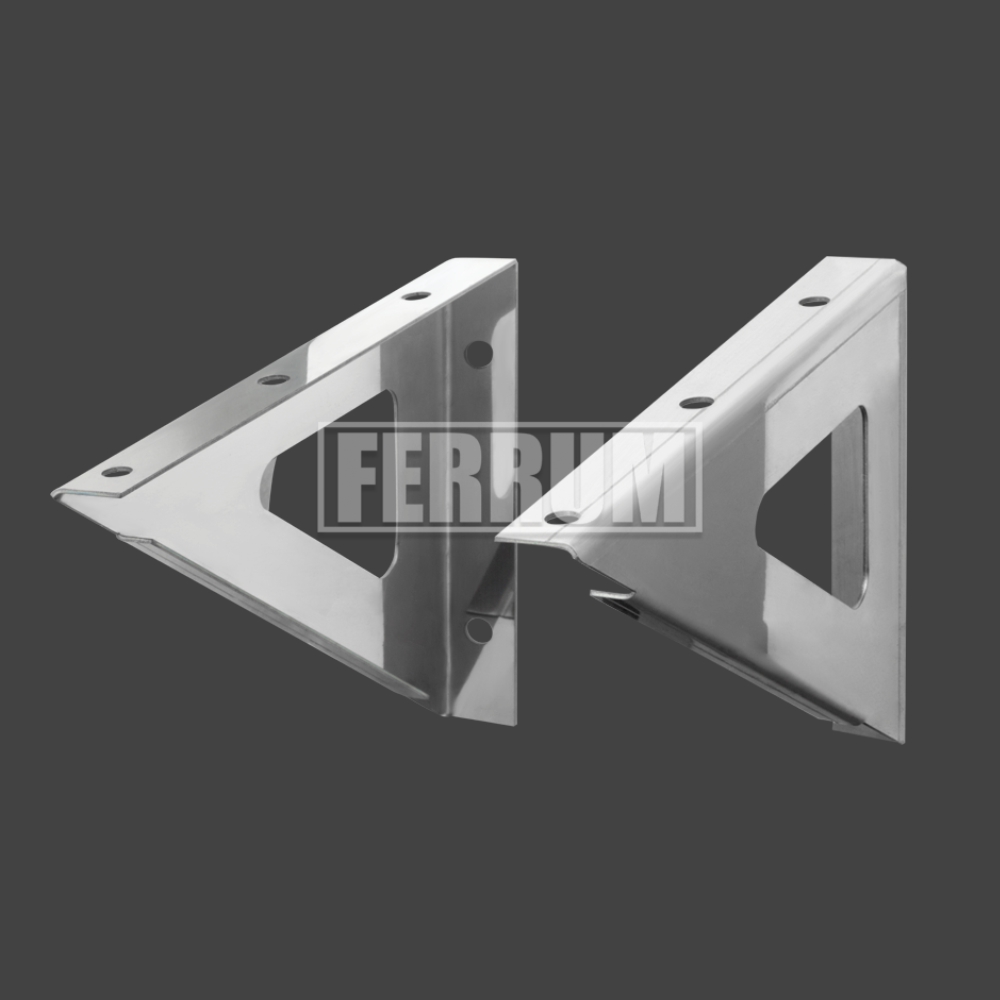 Консоль 2 шт Ferrum (под монтажную площадку) нерж. AISI 430