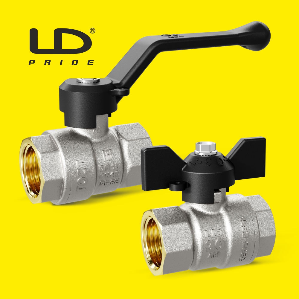 Кран шаровой латунный LD Pride (Россия) ВР-ВР