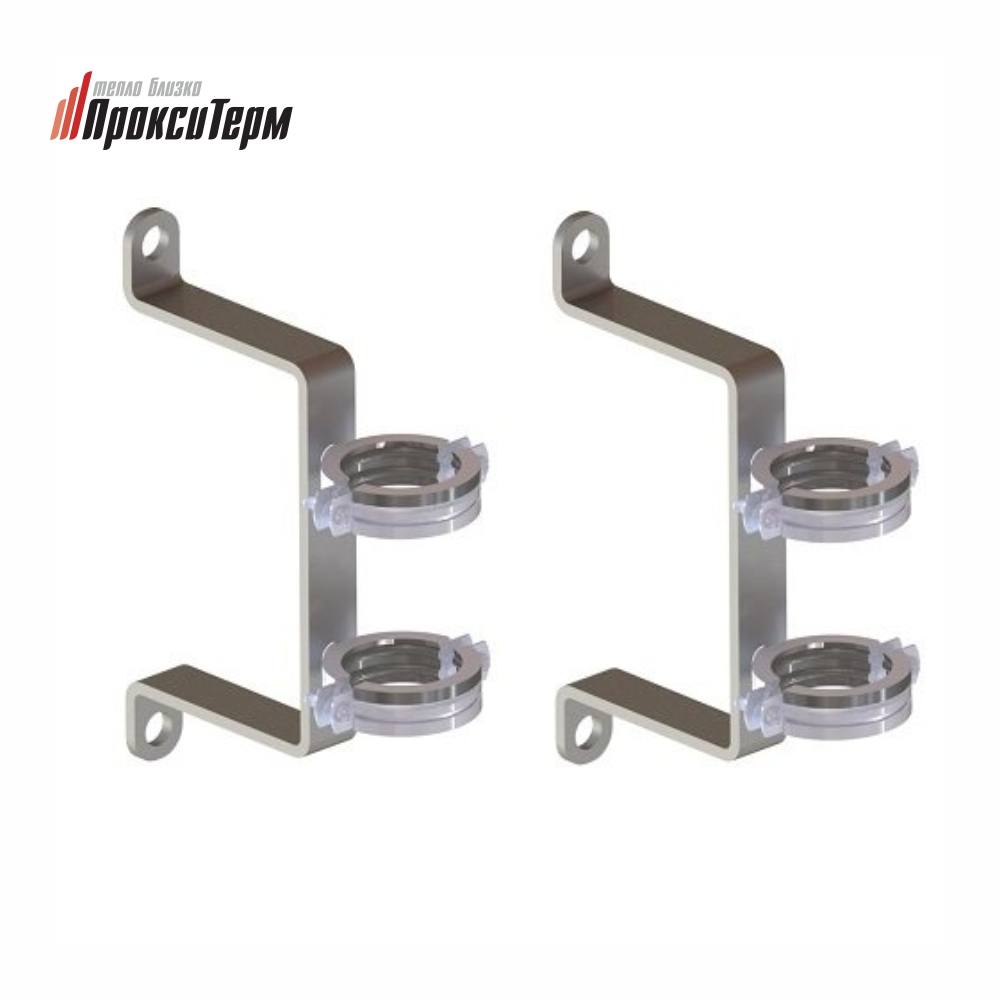 Крепёж KRS-01 Proxytherm (Россия) для коллекторов серии GSK и GK из нержавеющей стали (комплект 2шт)
