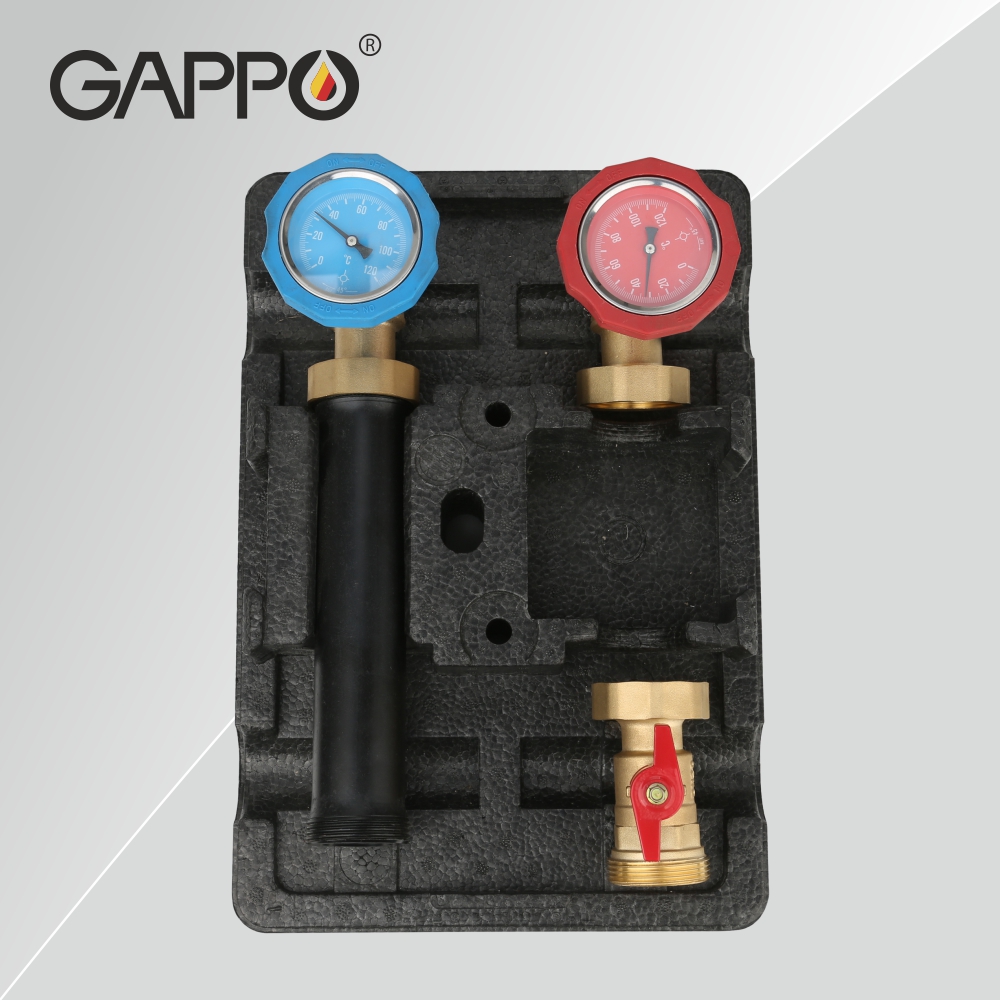 Насосная группа с прямым контуром Gappo, без насоса, в теплоизоляции