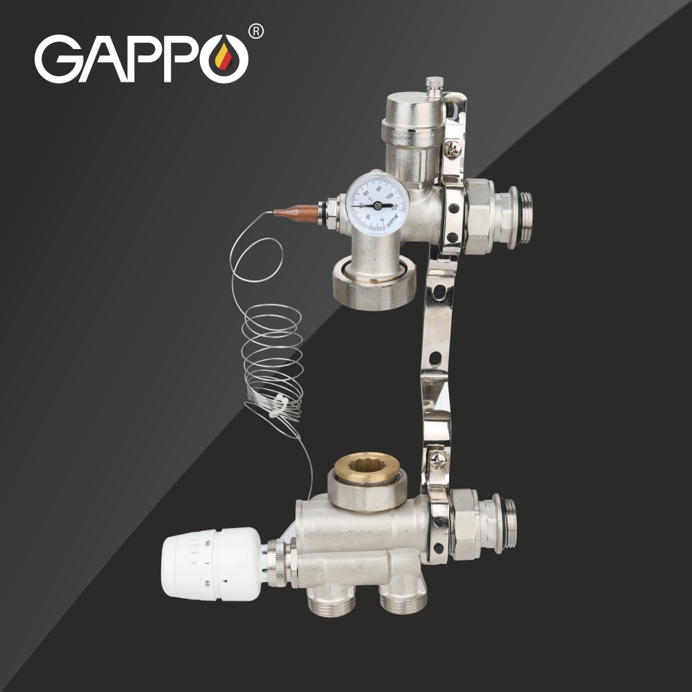 Насосно-смесительный узел Gappo для теплого пола, без насоса