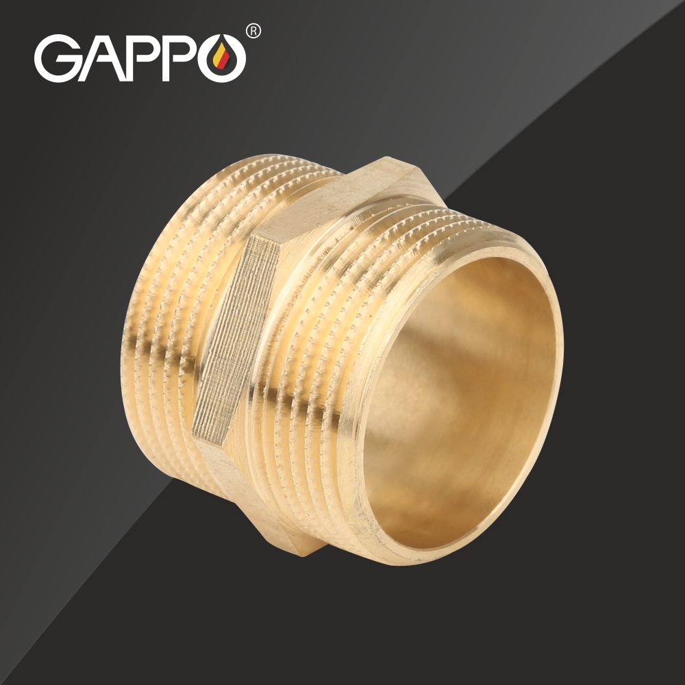 Ниппель прямой Gappo НР латунь