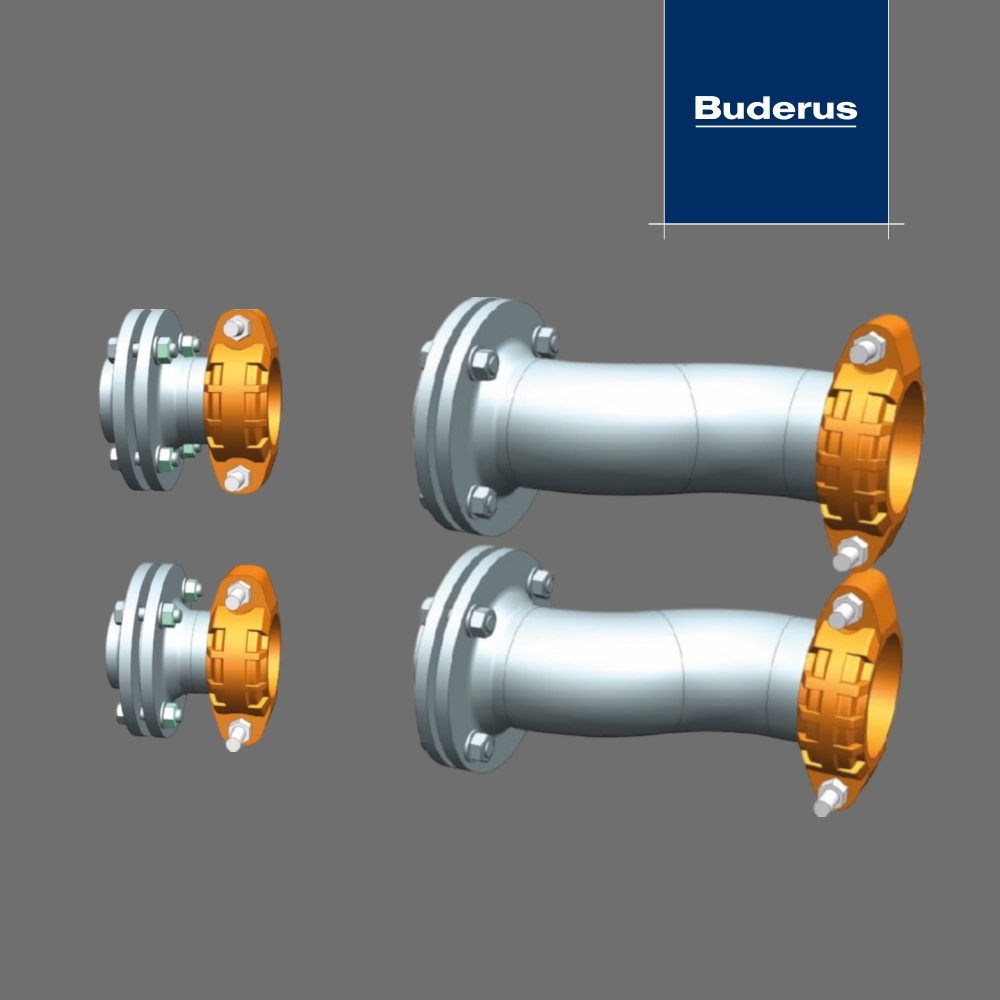 Переход с Victaulic на фланец для Блоков каскадных Buderus (Германия) при использовании без гидрострелки