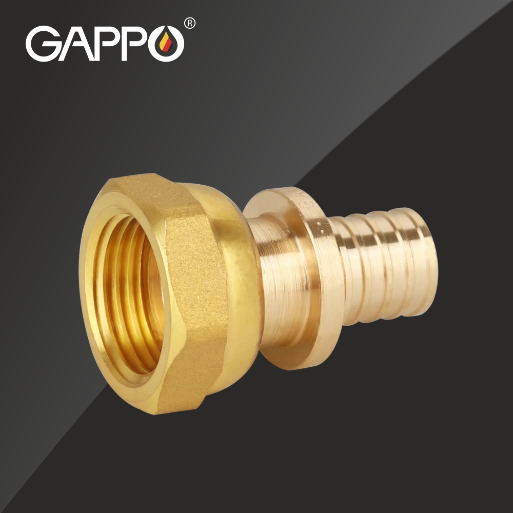 Переходник с накидной гайкой Gappo, фитинг аксиальный