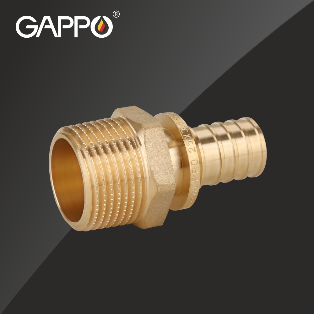 Переходник с наружной резьбой Gappo, фитинг аксиальный
