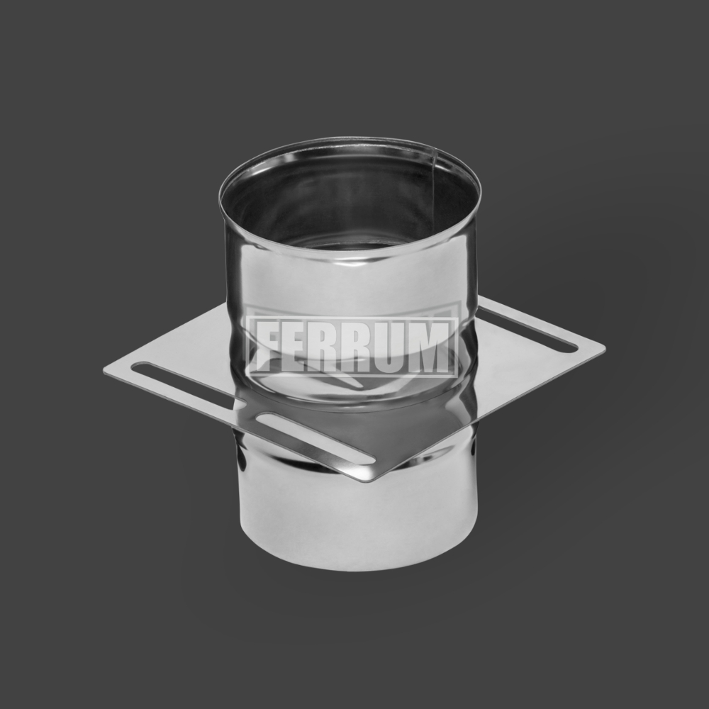 Площадка монтажная одностенная Ferrum нерж. AISI 430