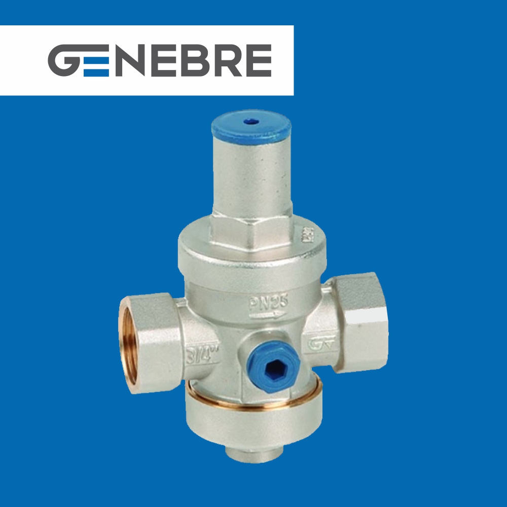 Редуктор давления 3318 Genebre (Испания) поршневой, резьбовой, «после себя»