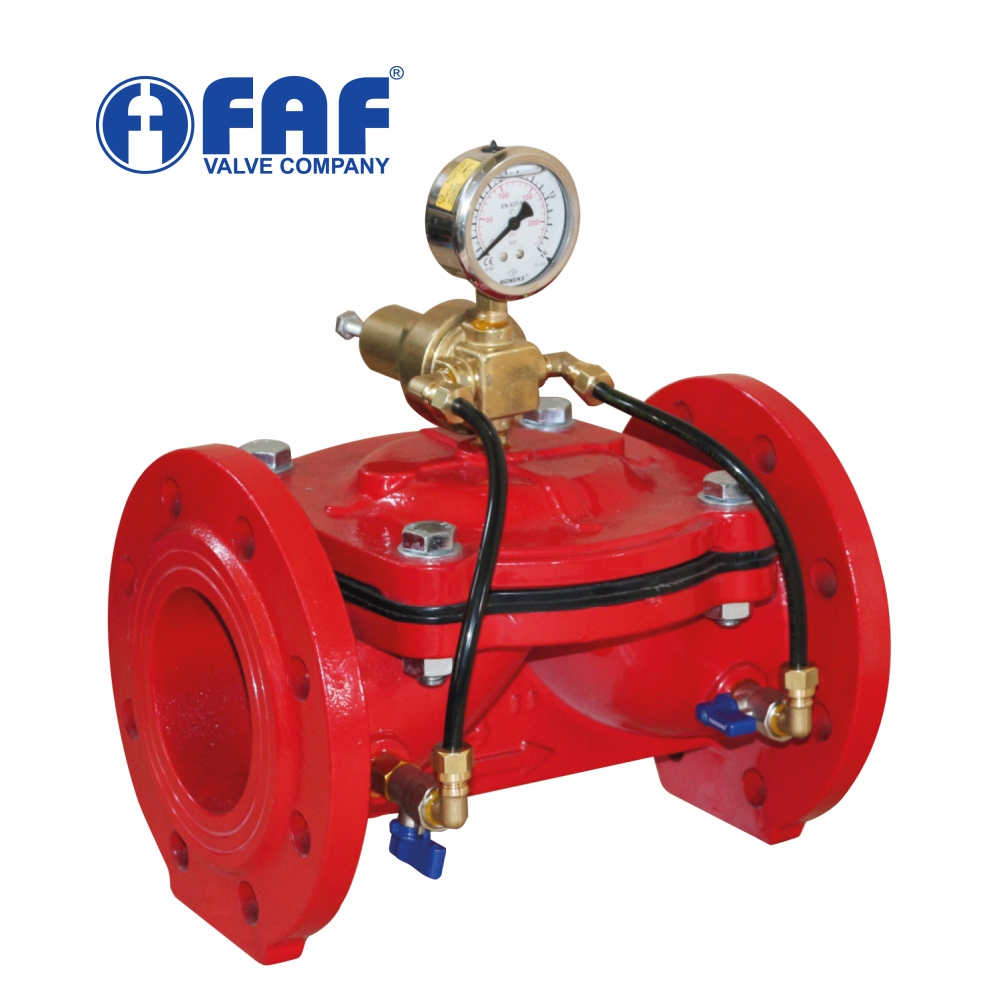 Редуктор давления 7400 FAF (Турция) фланцевый «после себя»