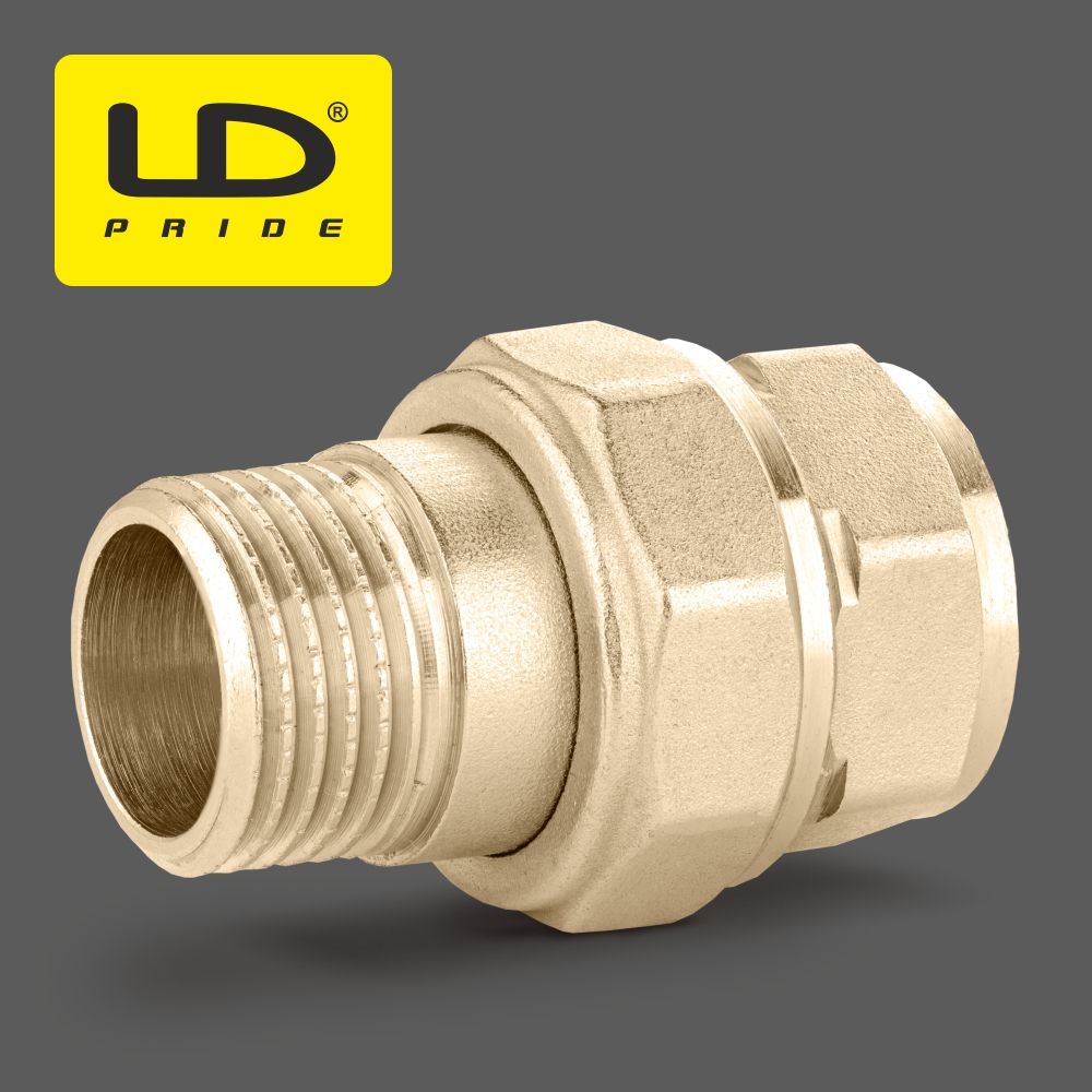 Сгон разъемный (американка) LD Pride (Россия) ВР-НР латунь