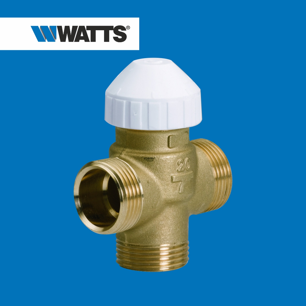 Смесительный трёхходовой клапан ZV3131 Watts (Германия) под термоголовку или сервопривод