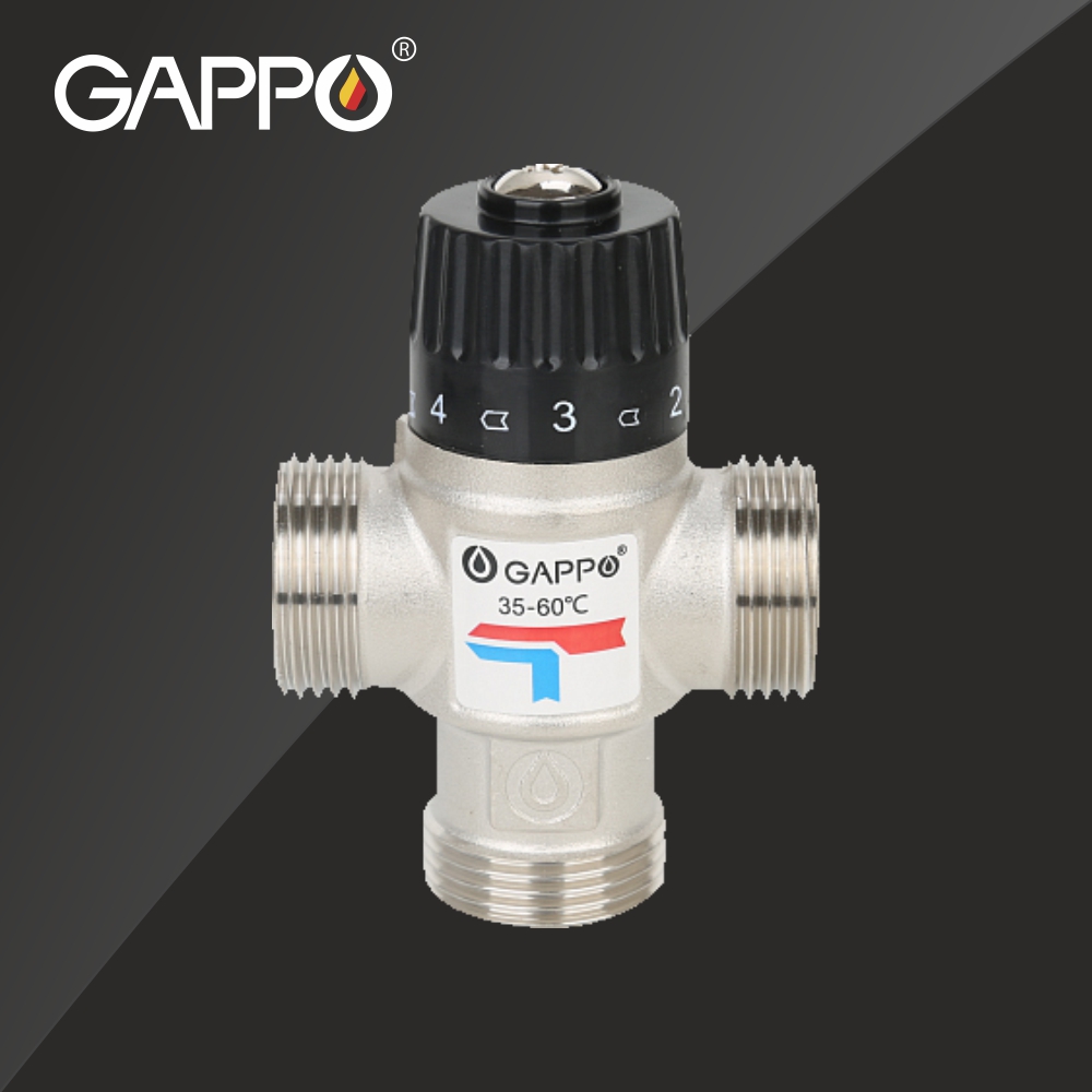 Термостатический смесительный клапан Gappo 35-60 для отопления и ГВС