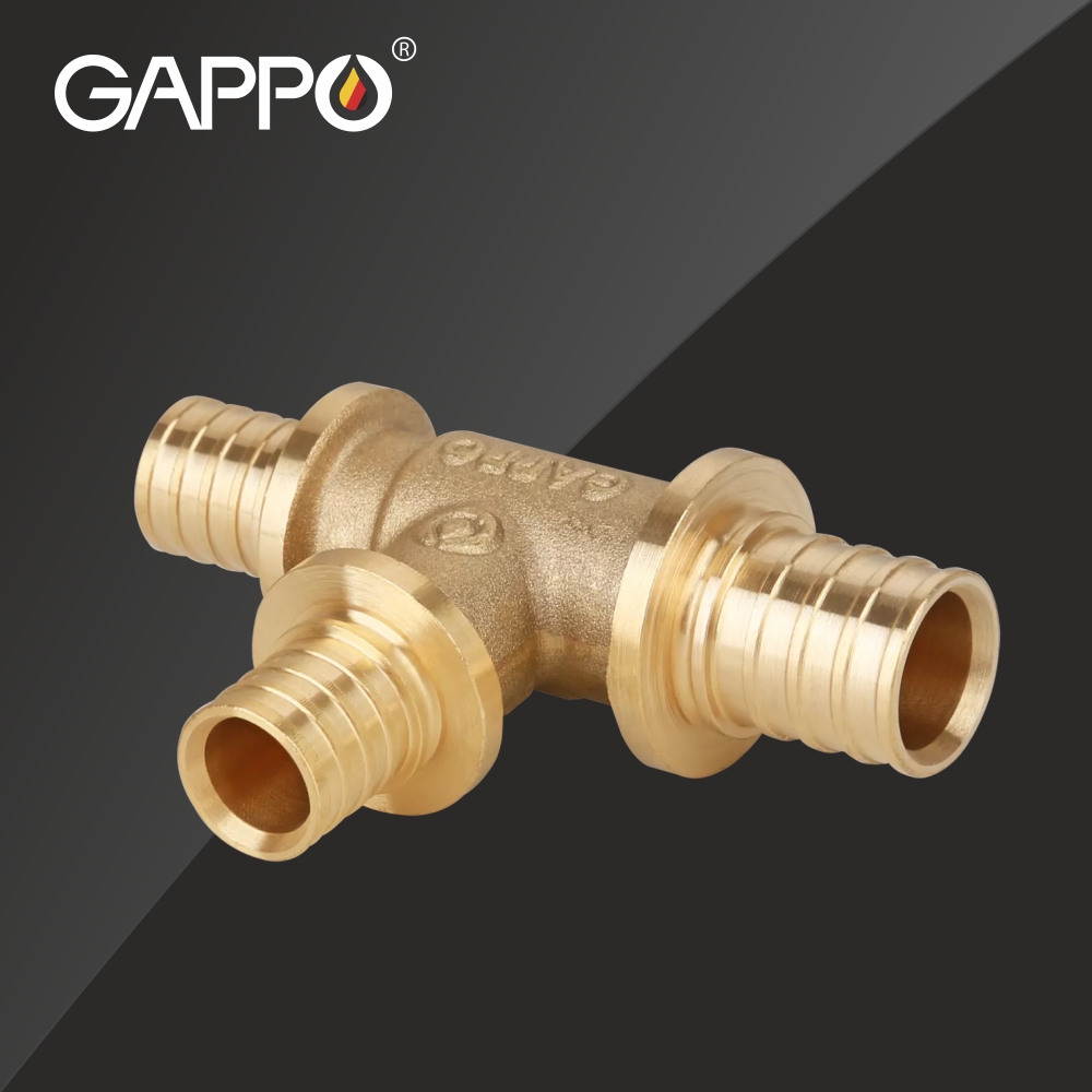 Тройник переходной Gappo, фитинг аксиальный