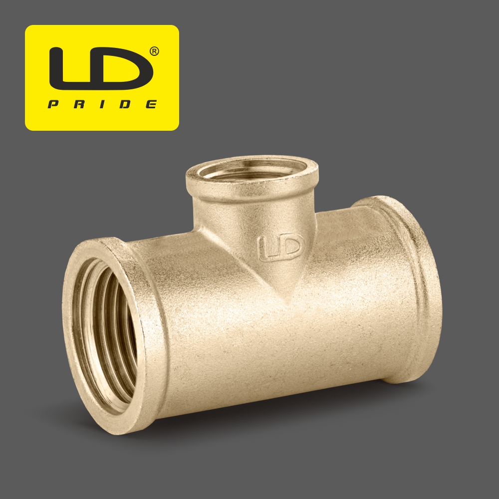 Тройник переходой LD Pride (Россия) ВР латунь