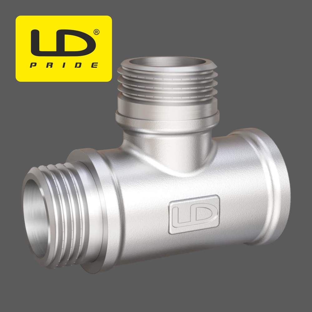 Тройник переходой LD Pride (Россия) ВР-НР-НР латунь