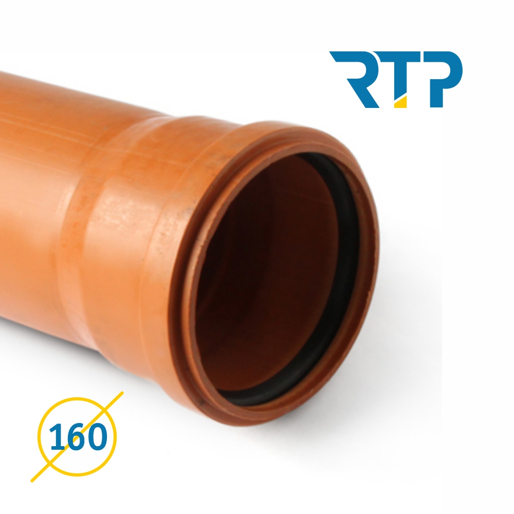 Труба PP DN160 для наружной канализации Ростурпласт (Россия)