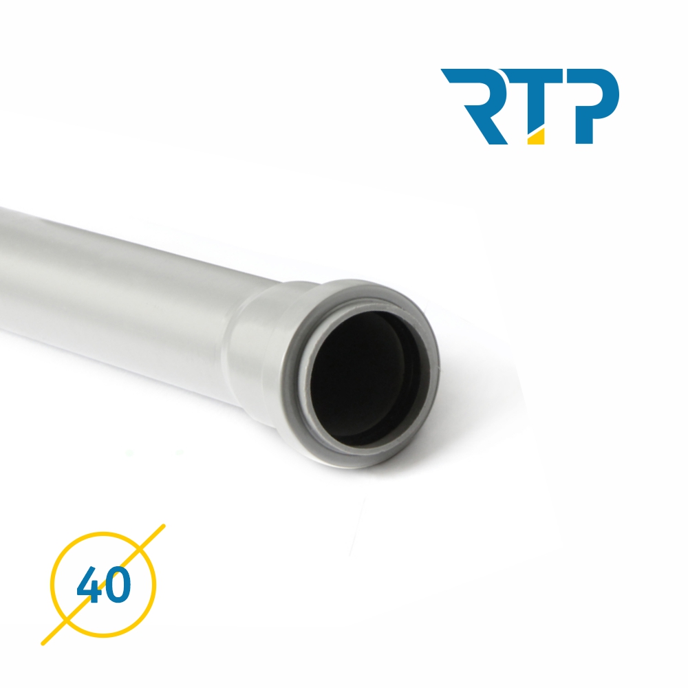 Труба PP DN40 для внутренней канализации Ростурпласт (Россия)