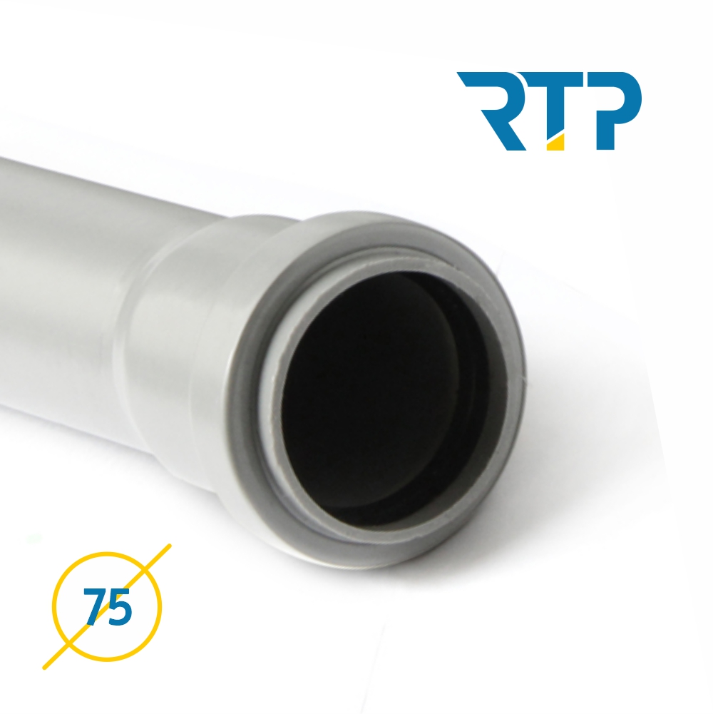 Труба PP DN75 для внутренней канализации Ростурпласт (Россия)