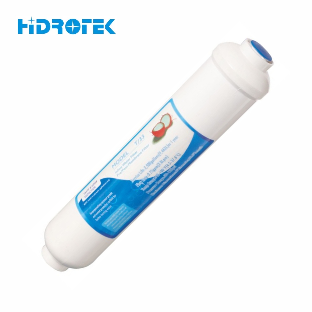 Угольный IN-Line пост-фильтр T33 Hidrotek