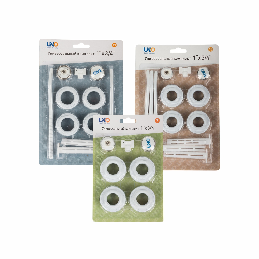 Универсальный монтажный комплект UNO для подключения радиаторов