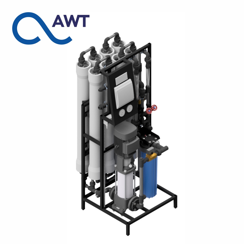 Установка обратного осмоса с насосом RO AWT (Россия) средненапорная (10,5 бар)