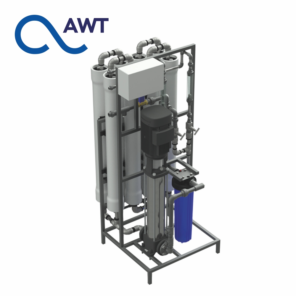 Установка обратного осмоса с насосом ROB AWT (Россия) высоконапорная (15,5 бар)