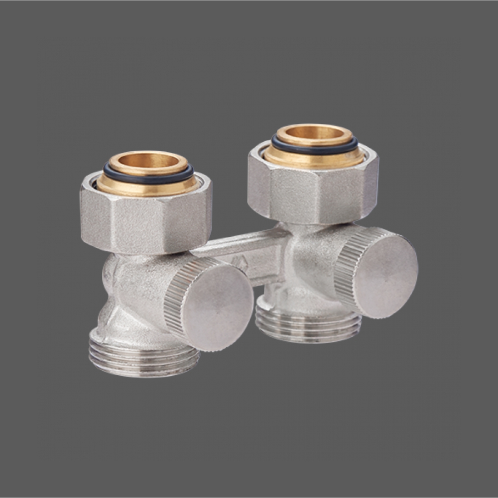 Узел нижнего подключения Профкаст латунный прямой