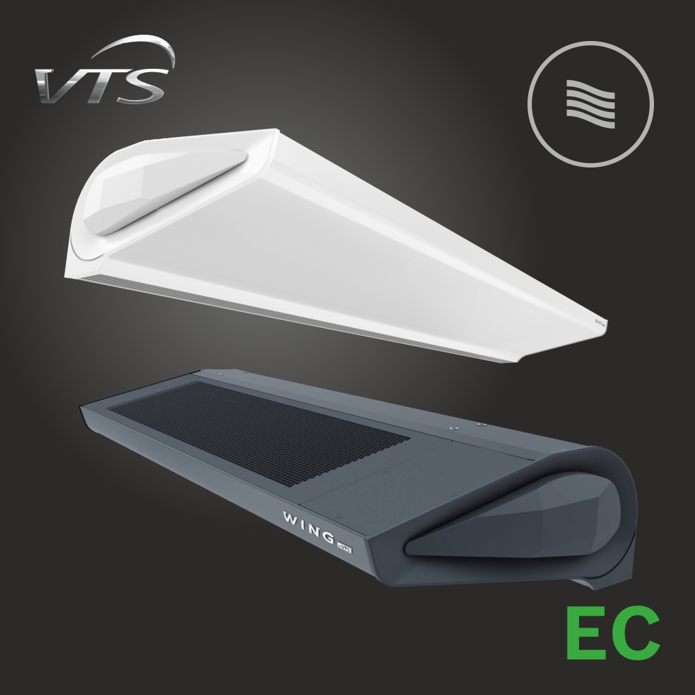 Воздушная завеса Wing C EC VTS (Польша) БЕЗ НАГРЕВА, энергоэффективный двигатель