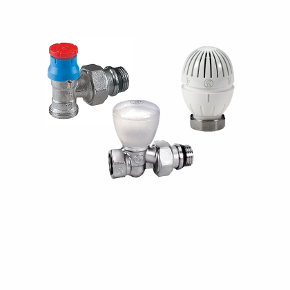 Клапаны, вентили и элементы термостатические